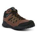 Chestnut-Inca Gold - Front - Regatta Mens Edgepoint Mid Waterproof Hiking Shoes