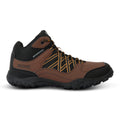 Chestnut-Inca Gold - Back - Regatta Mens Edgepoint Mid Waterproof Hiking Shoes