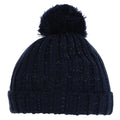 Navy - Back - Regatta Childs-Kids Unisex Luminosity III Reflective Bobble Hat