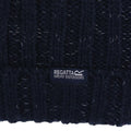 Navy - Side - Regatta Childs-Kids Unisex Luminosity III Reflective Bobble Hat