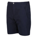 Navy - Side - Regatta Mens Leesville II Walking Shorts