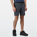 Seal Grey - Pack Shot - Regatta Mens Xert III Stretch Shorts