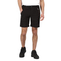 Black - Pack Shot - Regatta Mens Xert III Stretch Shorts