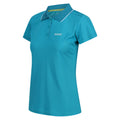 Tahoe Blue - Side - Regatta Womens-Ladies Maverick V Polo Shirt