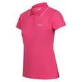 Flamingo Pink - Side - Regatta Womens-Ladies Maverick V Polo Shirt