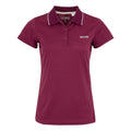 Beaujolais - Front - Regatta Womens-Ladies Maverick V Polo Shirt