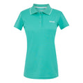 Turquoise-Icy Morn - Front - Regatta Womens-Ladies Maverick V Polo Shirt