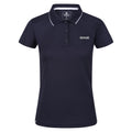 Navy - Front - Regatta Womens-Ladies Maverick V Polo Shirt