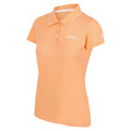 Papaya - Side - Regatta Womens-Ladies Maverick V Polo Shirt