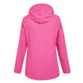 Flamingo Pink - Back - Regatta Womens-Ladies Hamara III Waterproof Jacket