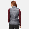 Grey Marl-Black - Side - Regatta Womens-Ladies Firedown Down-Touch Insulated Bodywarmer