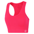 Neon Pink - Side - Dare 2b Womens-Ladies Dont Sweat It Sports Bra