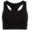 Black-Black - Front - Dare 2b Womens-Ladies Dont Sweat It Sports Bra