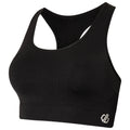 Black-Black - Side - Dare 2b Womens-Ladies Dont Sweat It Sports Bra