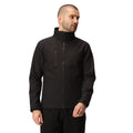 Black - Side - Regatta Mens Ablaze 3 Layer Softshell Jacket