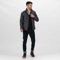 Seal Grey - Back - Regatta Mens Ablaze 3 Layer Softshell Jacket