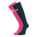 Pure Pink-Moonlight Denim - Front - Dare 2B Unisex Adult Socks (Pack of 2)