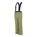 Olivine Green - Side - Dare 2B Childrens-Kids Outmove II Ski Trousers