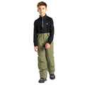 Olivine Green - Lifestyle - Dare 2B Childrens-Kids Outmove II Ski Trousers