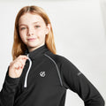 Black - Pack Shot - Dare 2B Childrens-Kids Consist II Thermal Top