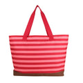 Shell Pink-Miami Red - Back - Regatta Stamford Beach Tote Bag