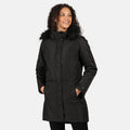 Black - Side - Regatta Womens-Ladies Lexis Parka