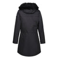 Black - Pack Shot - Regatta Womens-Ladies Lexis Parka