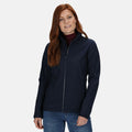 Navy - Front - Regatta Womens-Ladies Ablaze 3 Layer Membrane Soft Shell Jacket