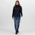 Navy - Back - Regatta Womens-Ladies Ablaze 3 Layer Membrane Soft Shell Jacket