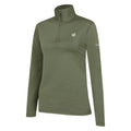 Olivine Green - Side - Dare 2B Womens-Ladies Lowline II Midlayer