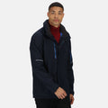 Navy-Oxford Blue - Back - Regatta Mens X-Pro Exosphere II Softshell Jacket