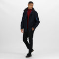 Navy-Oxford Blue - Side - Regatta Mens X-Pro Exosphere II Softshell Jacket