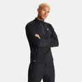 Black - Close up - Dare 2B Mens Fuse Up II Midlayer