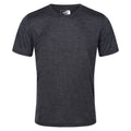 Black Marl - Front - Regatta Mens Fingal Edition T-Shirt