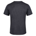 Black Marl - Back - Regatta Mens Fingal Edition T-Shirt