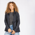 Ebony Grey - Back - Dare 2B Womens-Ladies Lambent Waterproof Jacket