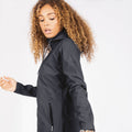 Ebony Grey - Side - Dare 2B Womens-Ladies Lambent Waterproof Jacket