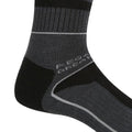 Black-Dark Steel - Back - Regatta Mens Samaris 3 Season Socks (Pack of 2)