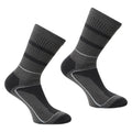 Granite-Light Steel - Front - Regatta Mens Samaris 3 Season Socks (Pack of 2)