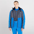Athletic Blue-Ebony Grey - Side - Dare 2B Mens Observe II Waterproof Ski Jacket