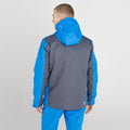 Athletic Blue-Ebony Grey - Close up - Dare 2B Mens Observe II Waterproof Ski Jacket