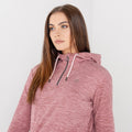 Powder Pink - Close up - Dare 2B Womens-Ladies Obsessed Half Zip Fleece Top