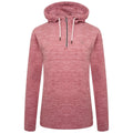 Powder Pink - Front - Dare 2B Womens-Ladies Obsessed Half Zip Fleece Top