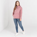 Powder Pink - Back - Dare 2B Womens-Ladies Obsessed Half Zip Fleece Top