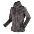 Dark Grey - Side - Regatta Womens-Ladies Heloise Marl Full Zip Fleece Jacket