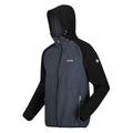 Ash Grey Marl-Black - Side - Regatta Mens Arec III Jacket