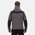 Iron-Black - Side - Regatta Mens Garrison Hooded Jacket