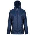 Navy - Front - Regatta Womens-Ladies Packaway Waterproof Jacket