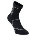 Black-Dark Steel - Back - Regatta Great Outdoors Childrens-Kids 2 Season Coolmax Trek & Trail Socks