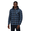 Navy - Side - Regatta Mens Tactical Siege Checked Jacket